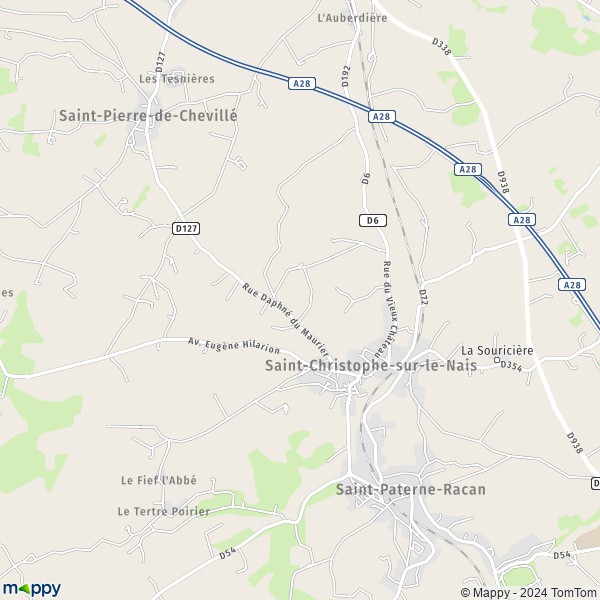 La carte pour la ville de Saint-Christophe-sur-le-Nais 37370
