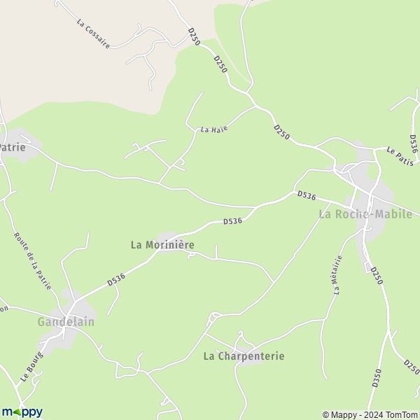 La carte pour la ville de La Roche-Mabile 61420