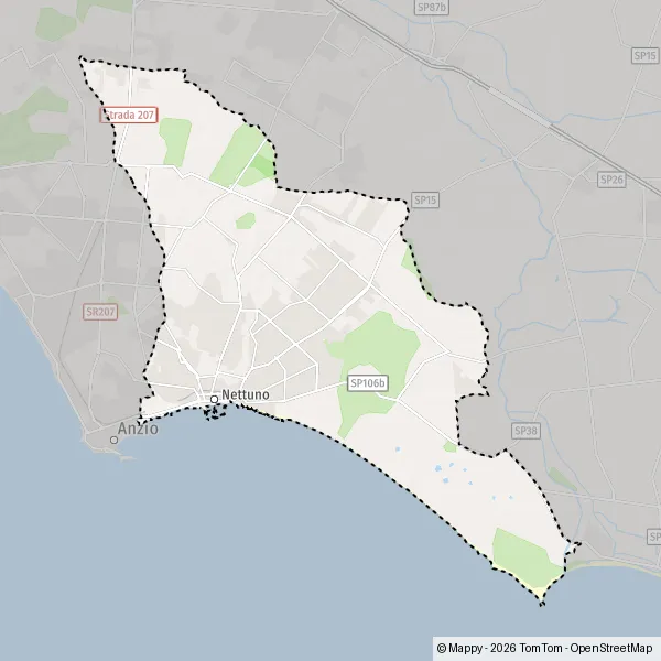 Plan Nettuno : carte de Nettuno (00048) et infos pratiques