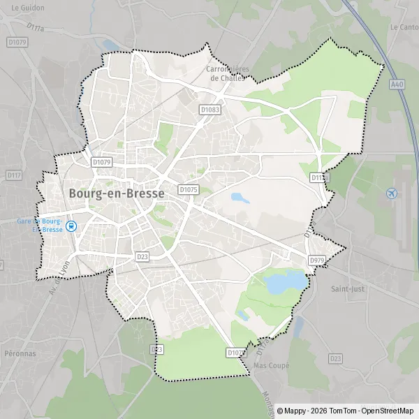 Plan bourgenbresse  carte de bourgenbresse (01000) et infos pratiques