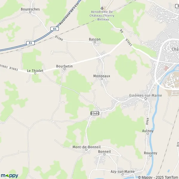 Plan Essomes Sur Marne Carte De Essomes Sur Marne 02400 Et Infos Pratiques