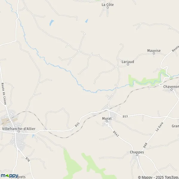 Plan Murat carte de Murat (03390) et infos pratiques