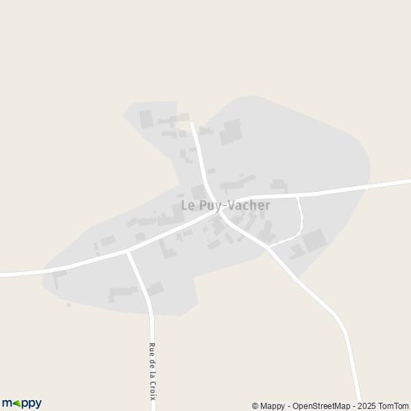 Carte Le Puy-Vacher, 03450 Ébreuil