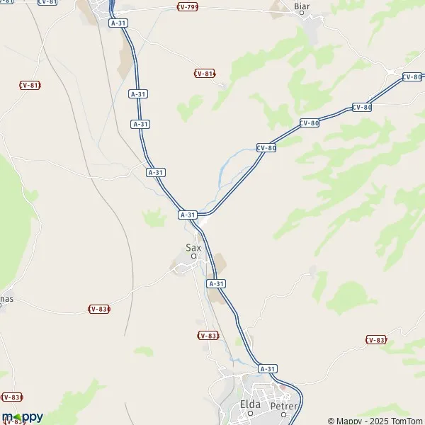 Plan Sax carte de Sax (03610) et infos pratiques