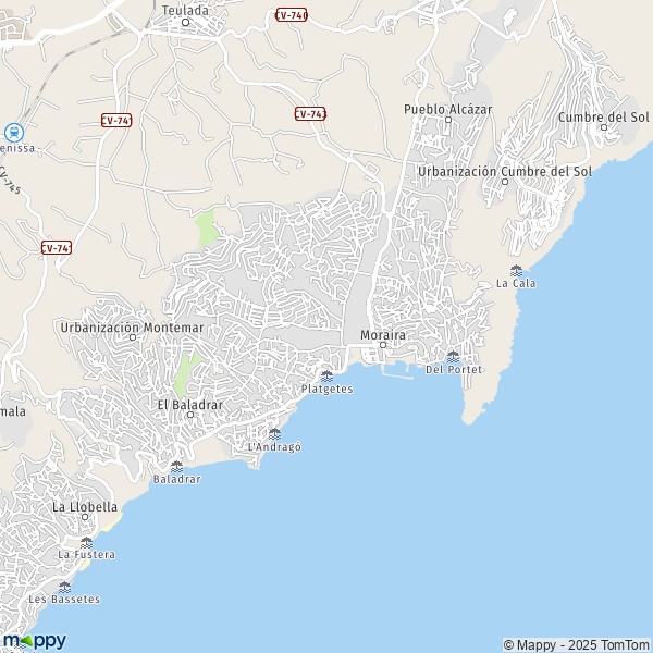 Carte Moraira, 03724 Teulada