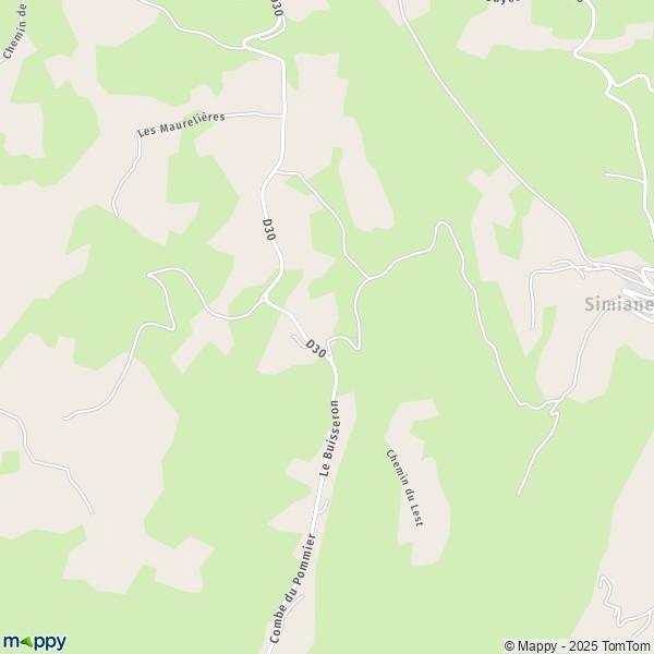 Carte Libert, 04150 Simiane-la-Rotonde