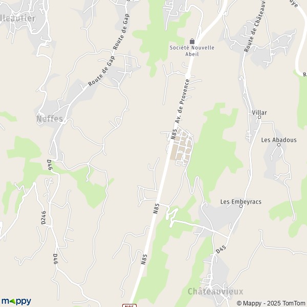 Carte Serre Niou, 05000 Neffes