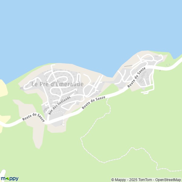Carte Le Pré d'Émeraude, 05160 Savines-le-Lac