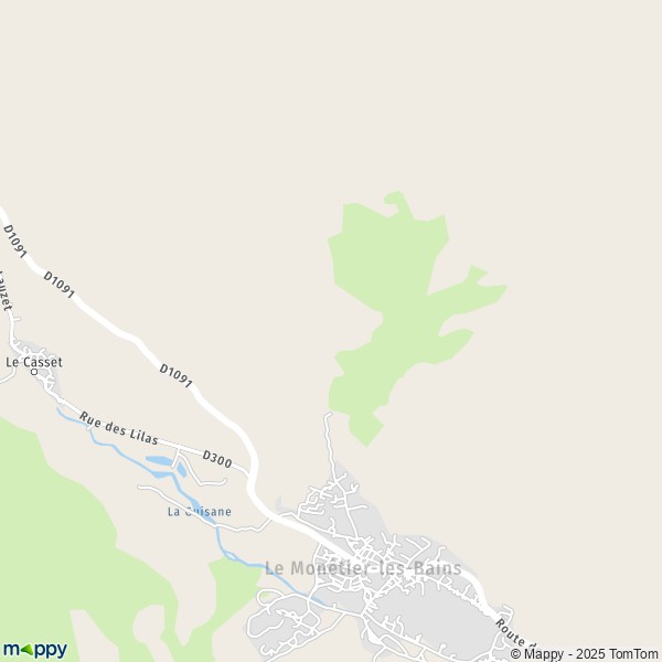 Carte Le Puy Chevalier, 05220 Le Monêtier-les-Bains