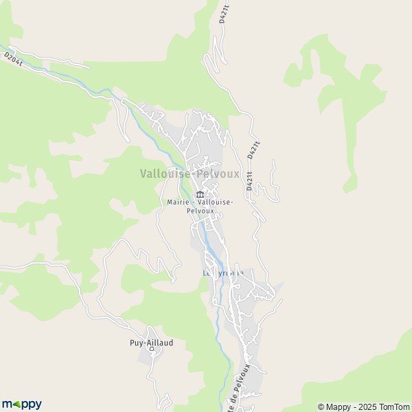 Carte Le Canton, 05290-05340 Vallouise-Pelvoux