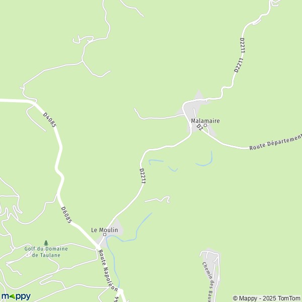 Carte Les Pins, 06750 Valderoure