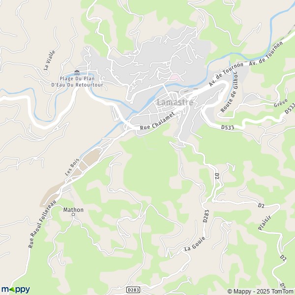 Carte pé Cheylard, 07270 Lamastre