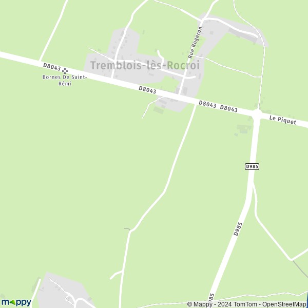 La carte pour la ville de Tremblois-lès-Rocroi 08150