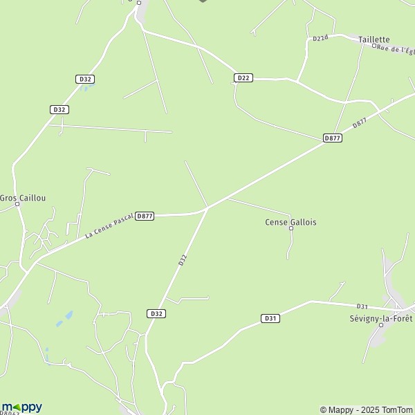 Carte La Patte d'Oie, 08260 Maubert-Fontaine