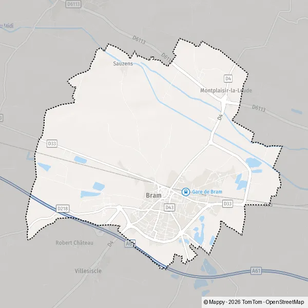 Plan Bram Carte De Bram 11150 Et Infos Pratiques