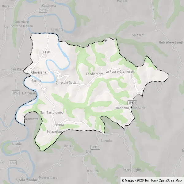 Plan Clavesana : carte de Clavesana (12060) et infos pratiques