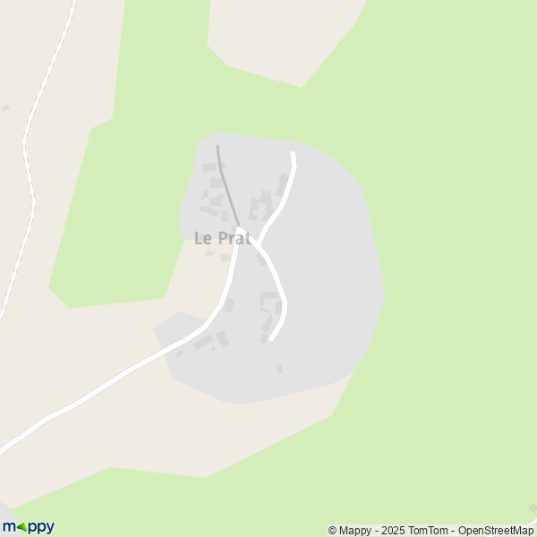 Carte Le Prat, 12600 Lacroix-Barrez