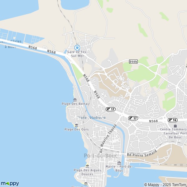 Carte Le Pont du Roi, 13110 Port-de-Bouc