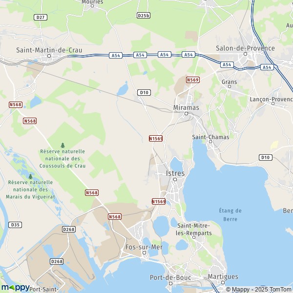 Plan de Istres  Voyages  Cartes