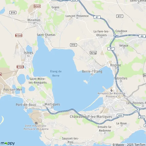 Plan Berrel'Étang carte de Berrel'Étang (13130) et infos pratiques