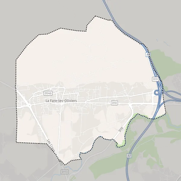 Plan La Fare Les Oliviers Carte De La Fare Les Oliviers 13580 Et Infos Pratiques