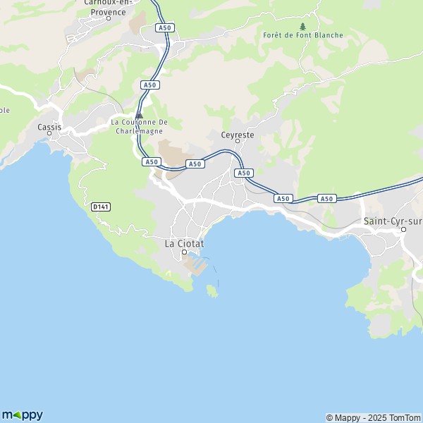 plan la ciotat carte de la ciotat 13600 et infos pratiques