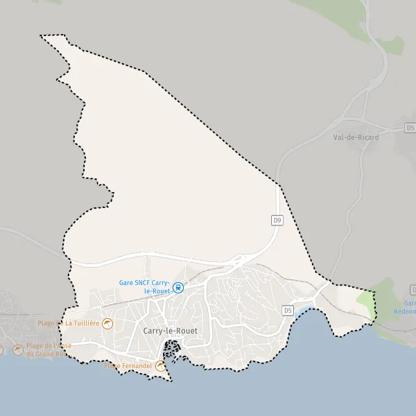 Plan Carry Le Rouet Carte De Carry Le Rouet 13620 Et Infos Pratiques