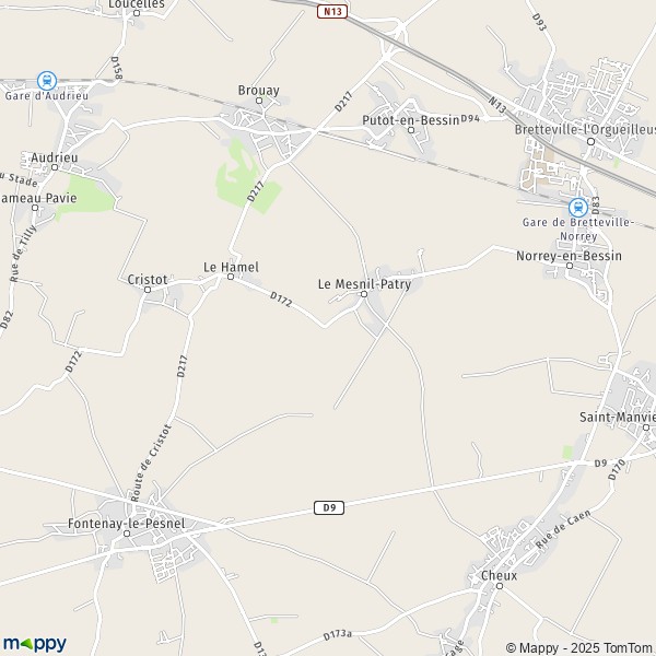 Carte Le Clos Bayeux, 14210-14740 Thue et Mue