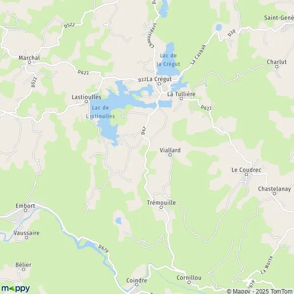 Plan Trémouille carte de Trémouille (15270) et infos pratiques