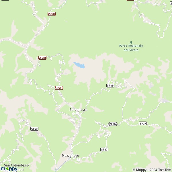 Plan Borzonasca carte de Borzonasca (16041) et infos pratiques