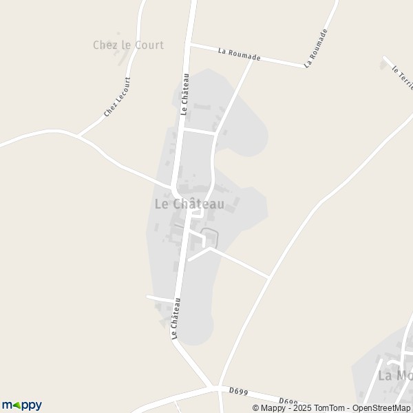 Carte Le Château, 16300 Lignières-Ambleville