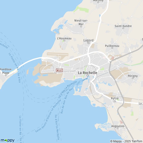 la rochelle carte