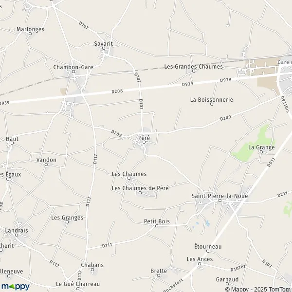 Plan carte de (17110) et infos