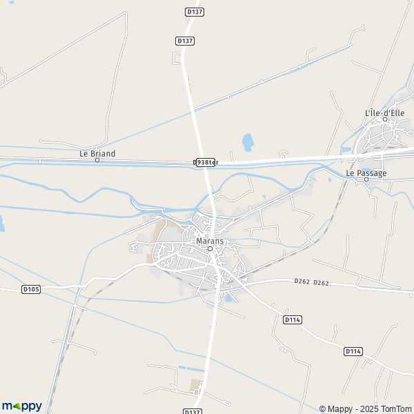 Carte Les Suds, 17230 Marans
