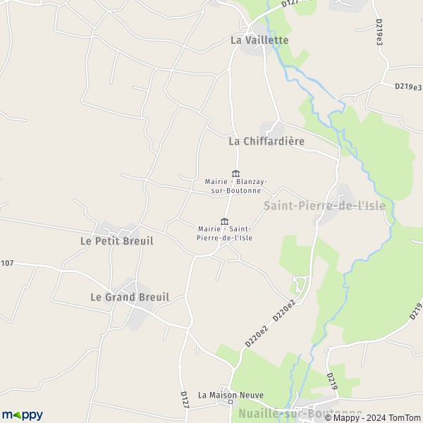 La carte pour la ville de Saint-Pierre-de-l'Isle 17330