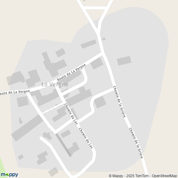 Carte La Vergne, 17360 Saint-Martin-de-Coux