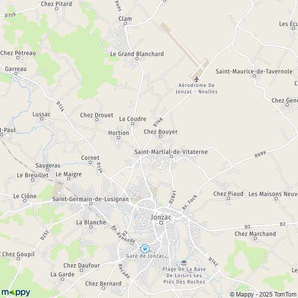 Carte Z.I. de Saint-Germain, 17500 Saint-Germain-de-Lusignan