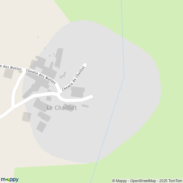 Carte Le Chaillot, 17610 Chaniers