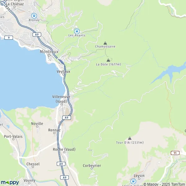 Plan Villeneuve VD carte de Villeneuve VD (1844) et infos pratiques