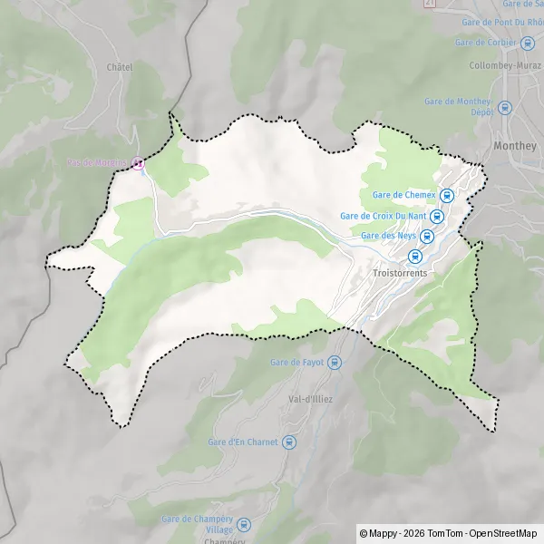 Plan Morgins : carte de Morgins (1875) et infos pratiques