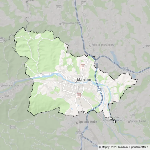 Plan Maribor : carte de Maribor (2000) et infos pratiques