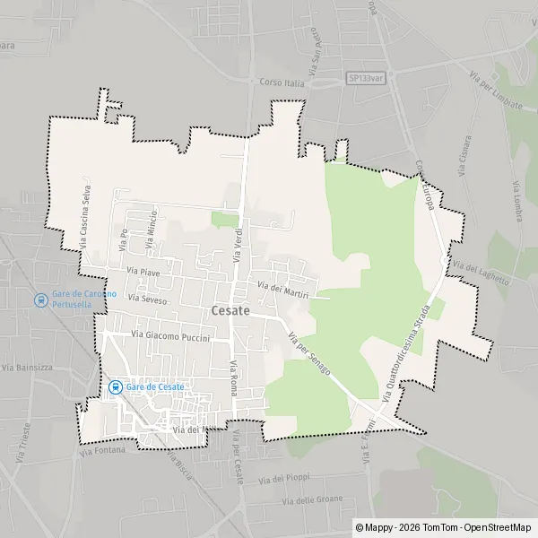 Plan Cesate : carte de Cesate (20020) et infos pratiques