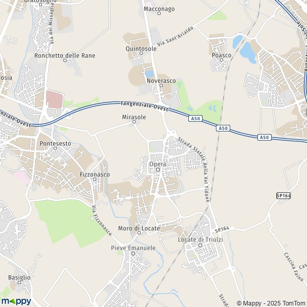 La carte pour la ville de Opera 20073