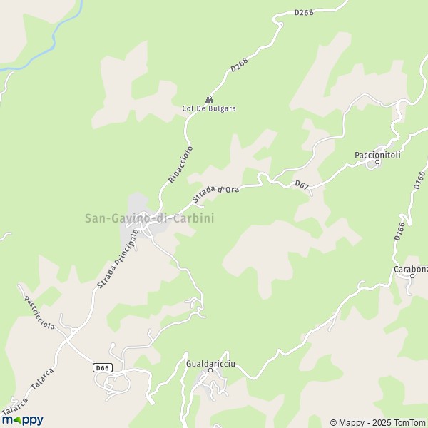 Carte Orra, 20137-20170 San-Gavino-di-Carbini