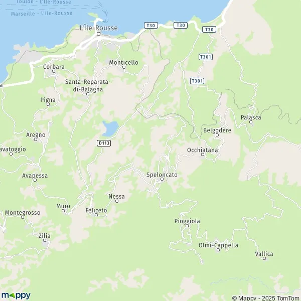 Plan speloncato carte de speloncato (20226) et infos pratiques