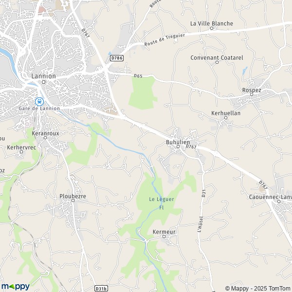 Carte Les Îles, 22300 Lannion