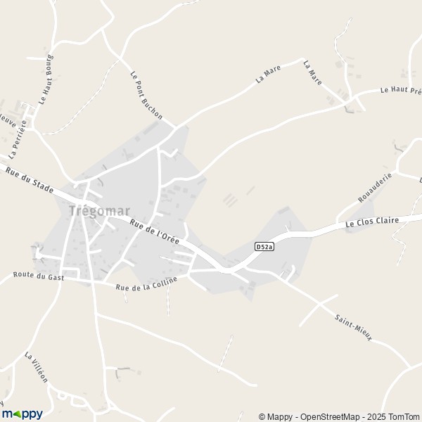 Carte Trégomar, 22400 Lamballe-Armor