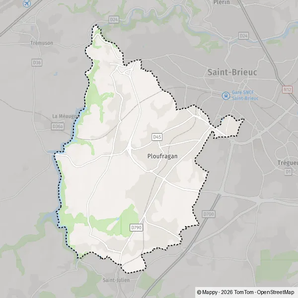 Plan Ploufragan Carte De Ploufragan 22440 Et Infos Pratiques