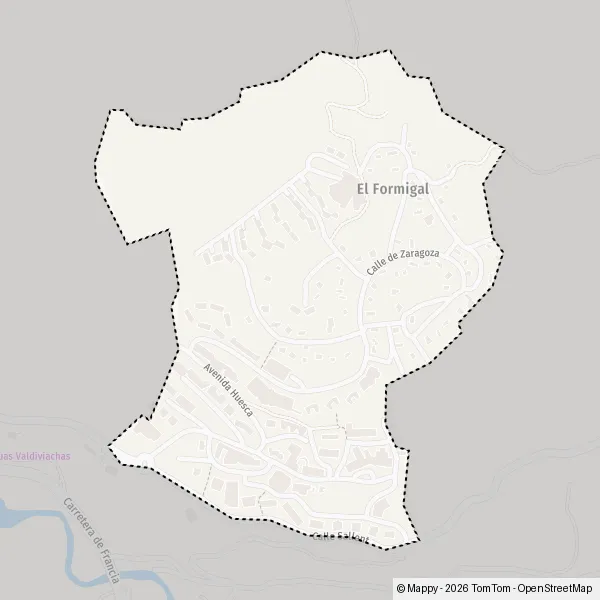 Plan El Formigal : carte de El Formigal, 22640 Sallent de Gállego et ...