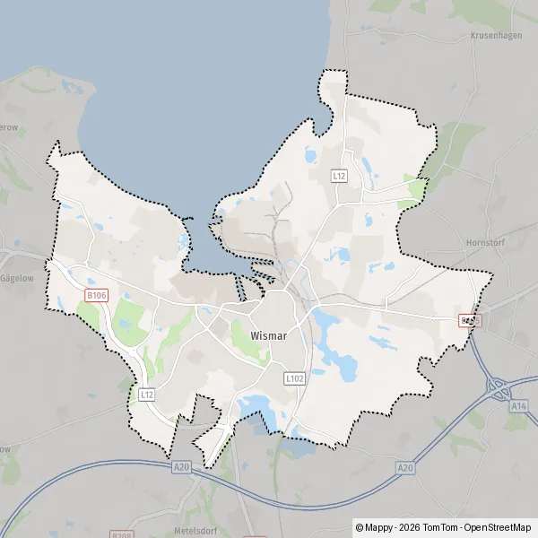 Plan Wismar : carte de Wismar (23966) et infos pratiques